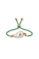 Berrin Özkan-Harmony Strand Baroque Pearl Green Bracelet-Bileklik-1-Milagron.com