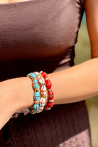 Berrin Özkan-Indian Summer Turquoise Bracelet-Bileklik-2-Milagron.com