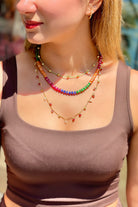 Berrin Özkan-Laguna Tropic Natural Stone Necklace-Kolye-2-Milagron.com