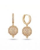 Luna Gold Plated Earrings