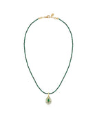 Margot Malachite Drop Necklace