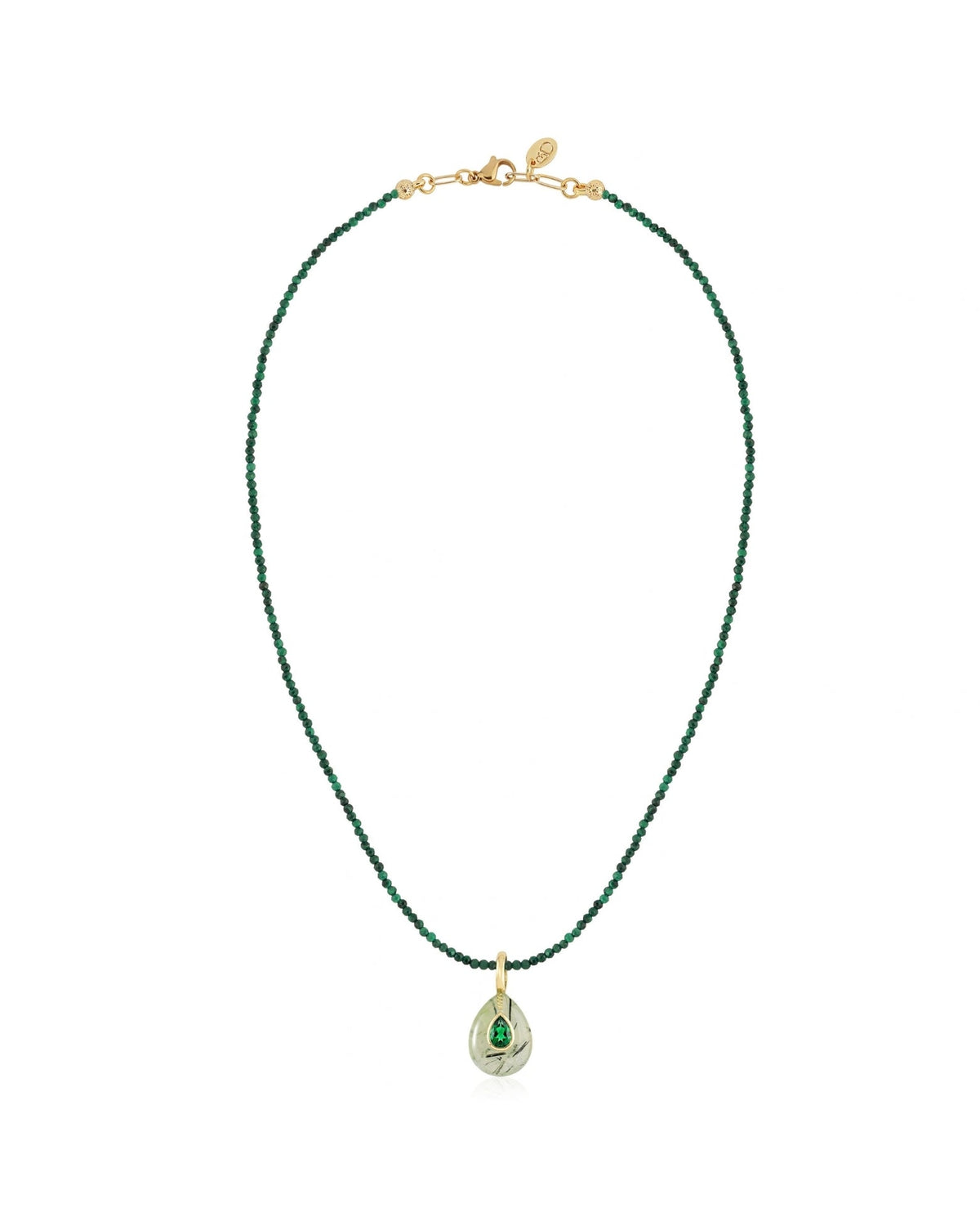 Margot Malachite Drop Necklace