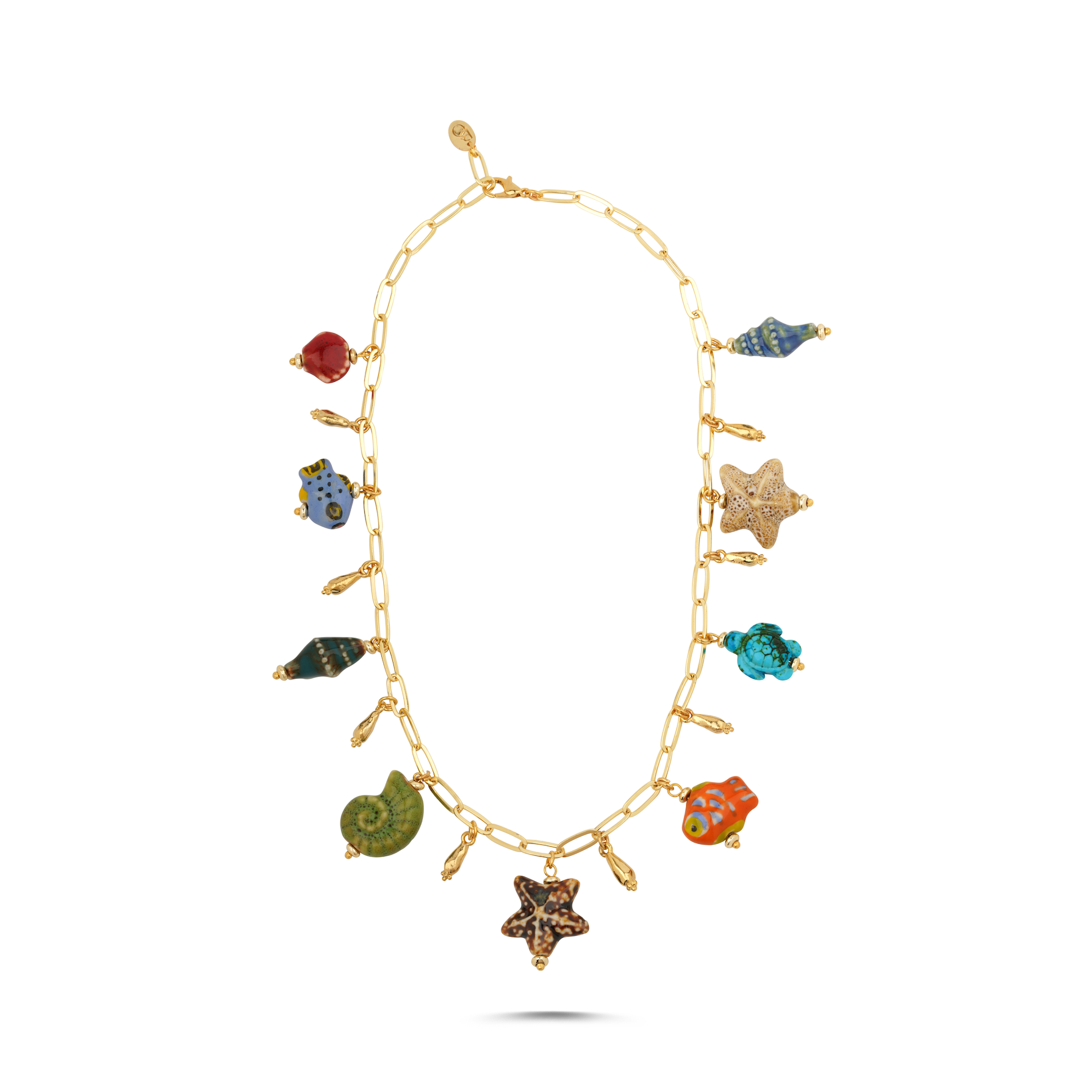 Mediterranean Summer Charm Necklace