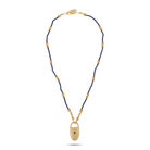 Midnight Lapis Evil Eye Necklace