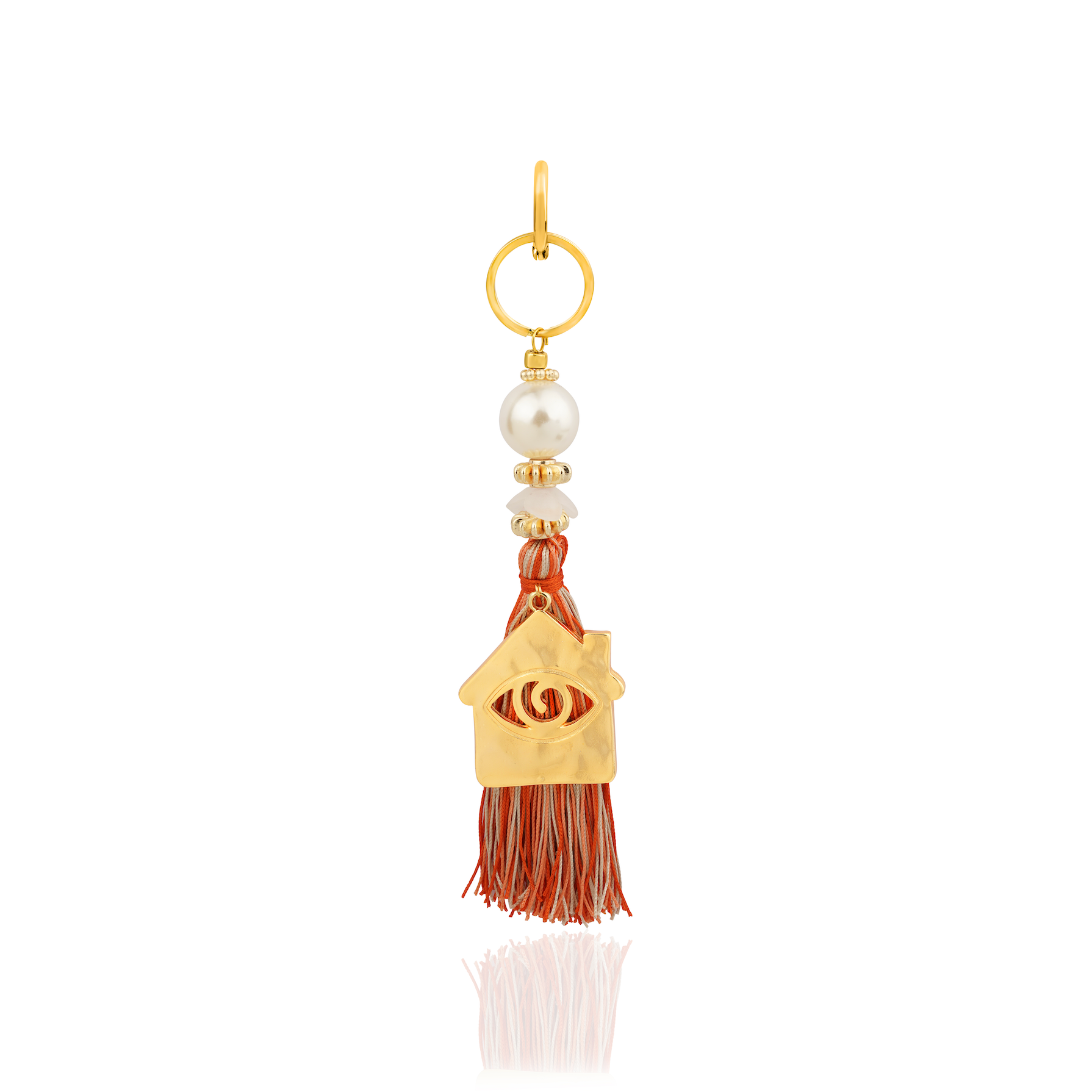 Nazar Nest Orange Keychain / Bag Charm