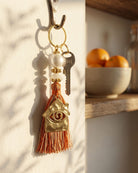 Nazar Nest Orange Keychain / Bag Charm