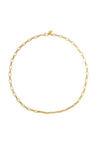 Berrin Özkan-Olympia Oval Chain Necklace-Kolye-1-Milagron.com