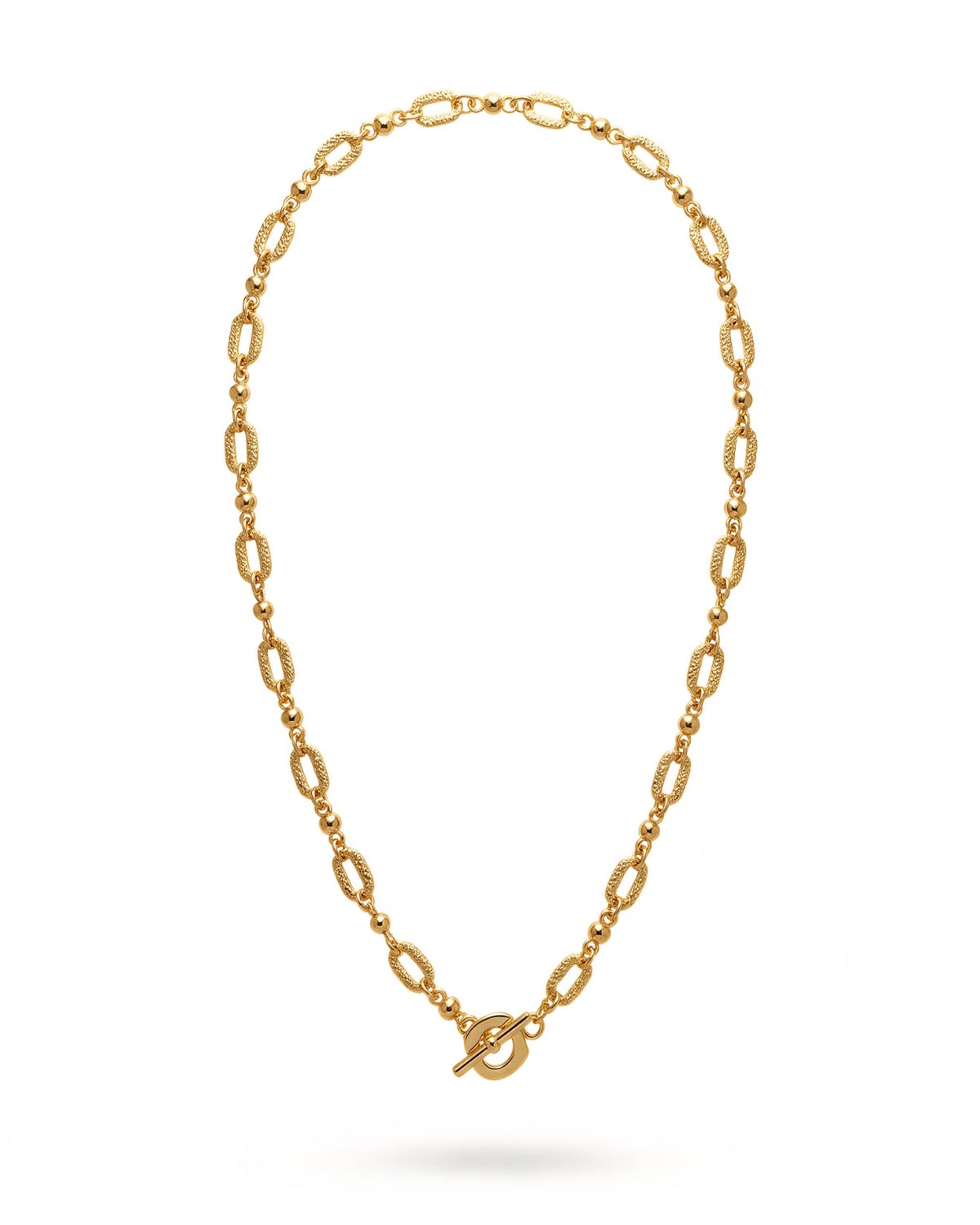 Ora Link Gold Plated Chain Necklace