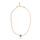 Pearl Galaxy Turquoise Necklace