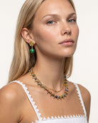Seashell Bonbon Green Earrings