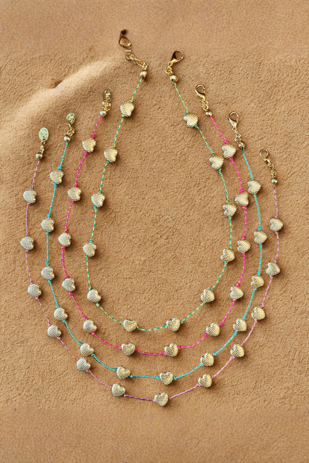 Berrin Özkan-Summer Muse Bold Heart Rope Necklace-Kolye-1-Milagron.com