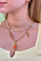 Berrin Özkan-Summer Muse Fish Rope Necklace-Kolye-4-Milagron.com