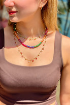 Berrin Özkan-Summer Muse Round Rope Necklace-Kolye-4-Milagron.com