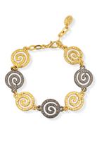Berrin Özkan-Urartu Silver And Gold Plated Bracelet-Bileklik-1-Milagron.com