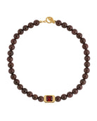 Vivienne Garnet & Red Crystal Necklace