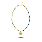Berrin özkan-Azure Glow Pearl Nazar Necklace-Necklaces-1-Milagron.com