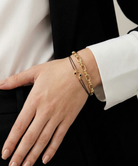 Berrin özkan-Black Halo Rope Bracelet-Bracelet-2-Milagron.com