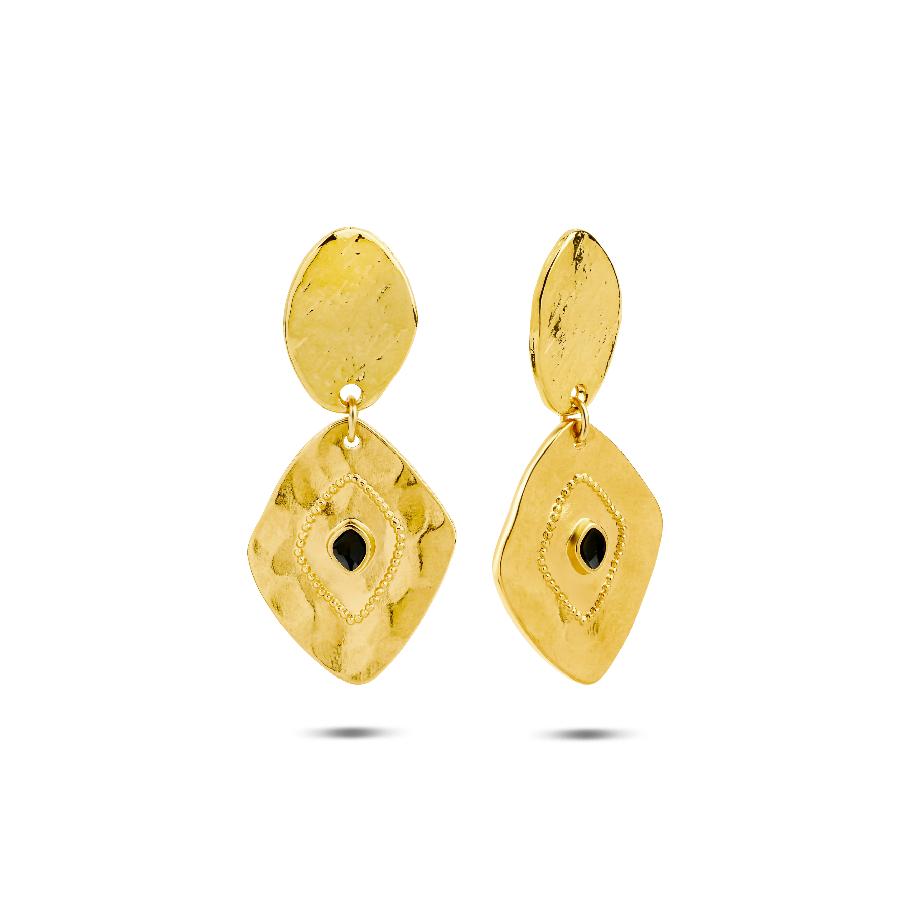 Berrin özkan-Black Orbit Earrings-Earring-1-Milagron.com