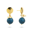 Berrin özkan-Bonbon Blue Earrings-Earring-1-Milagron.com