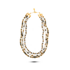 Berrin özkan-Golden Bricket Necklace-Necklaces-1-Milagron.com