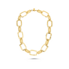 Berrin özkan-Golden Frame Gold Plated Necklace-Necklaces-1-Milagron.com