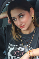 Berrin özkan-Golden Hue Earrings-Earring-2-Milagron.com