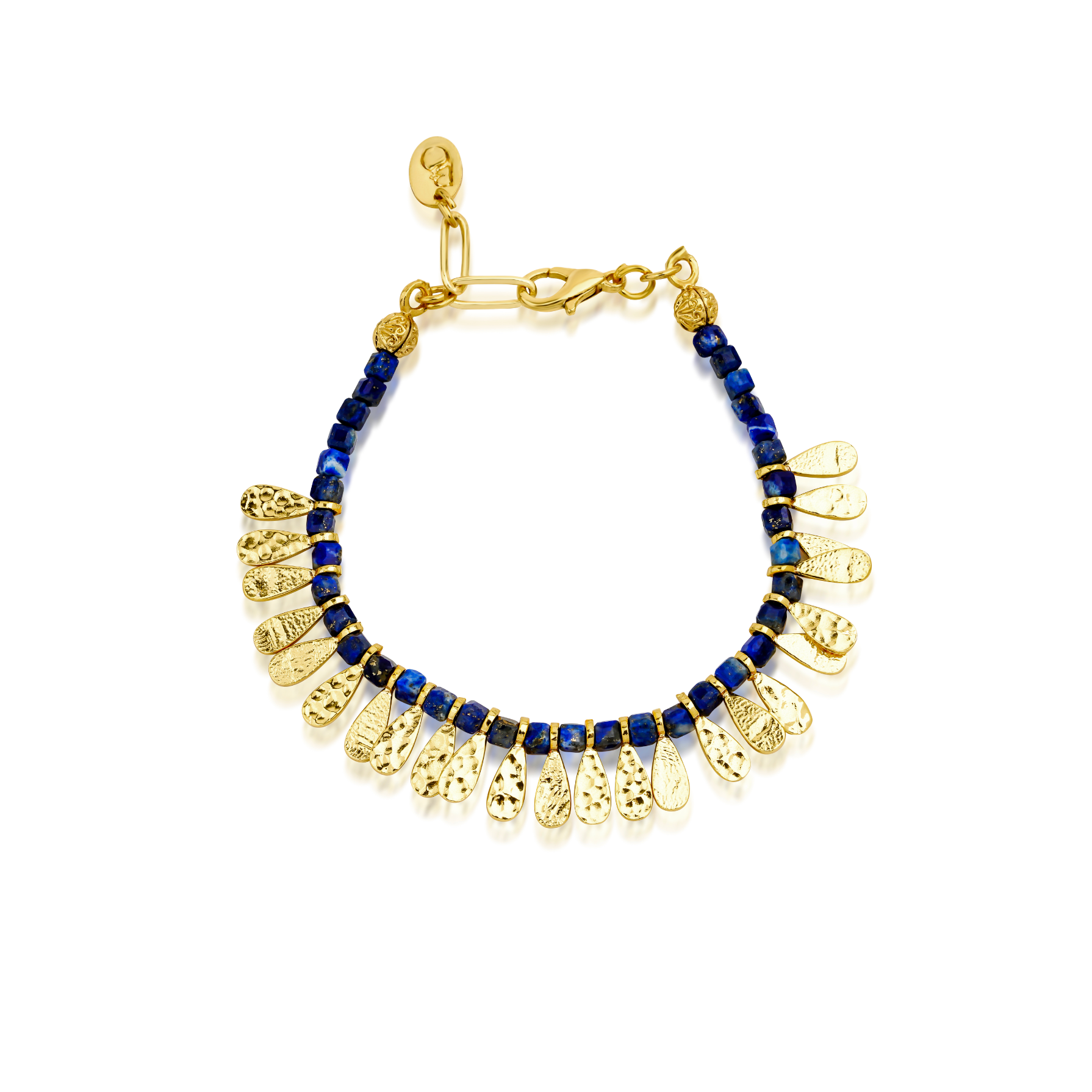 Berrin özkan-Golden Lapis Bracelet-Bracelet-1-Milagron.com