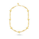 Berrin özkan-Golden Link Heart Necklace-Necklaces-1-Milagron.com