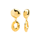 Berrin özkan-Golden Nocturne Earrings-Earring-1-Milagron.com