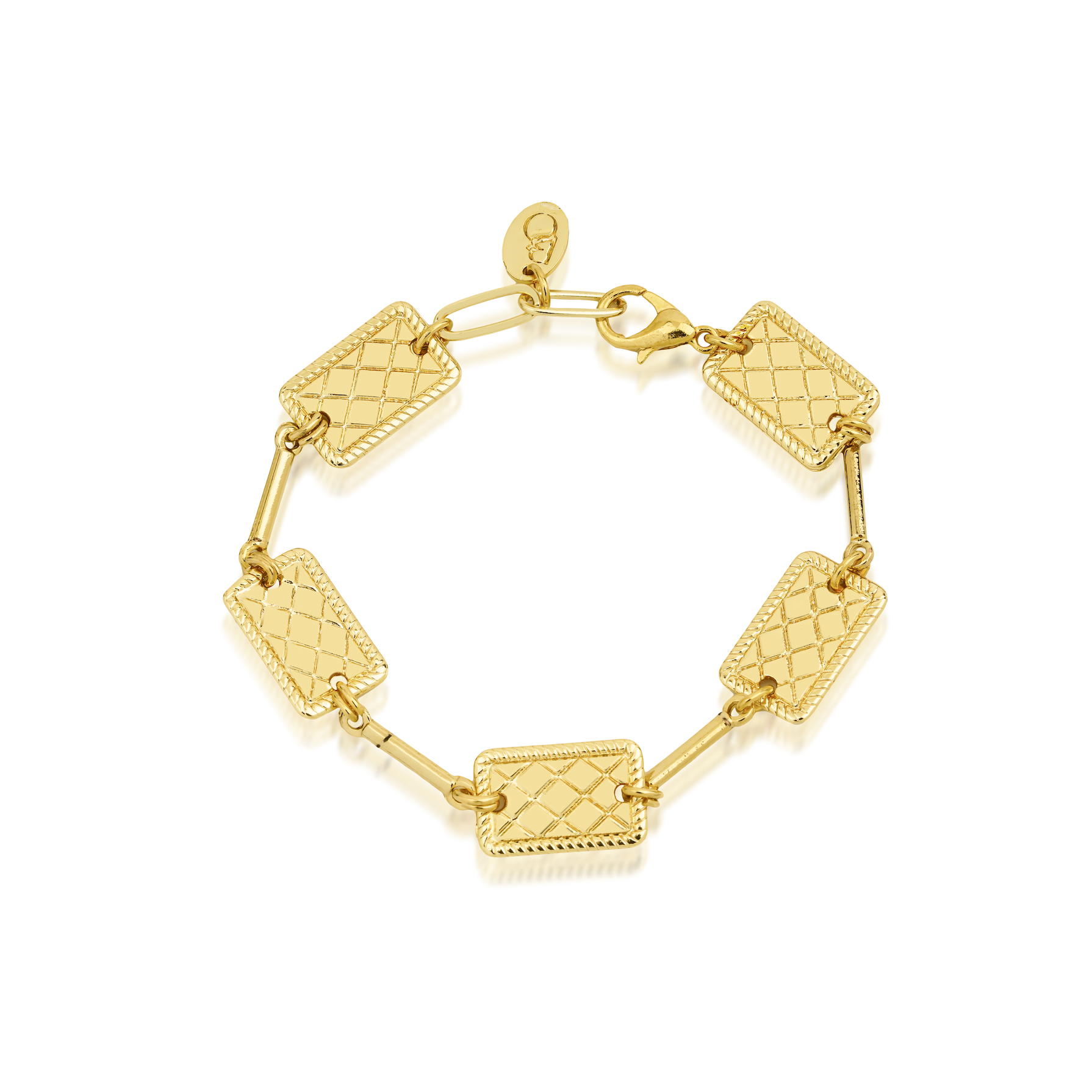 Berrin özkan-Golden Path Gold Plated Bracelet-Bracelet-1-Milagron.com