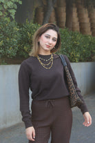 Berrin özkan-Greco Pearl Necklace-Necklaces-2-Milagron.com