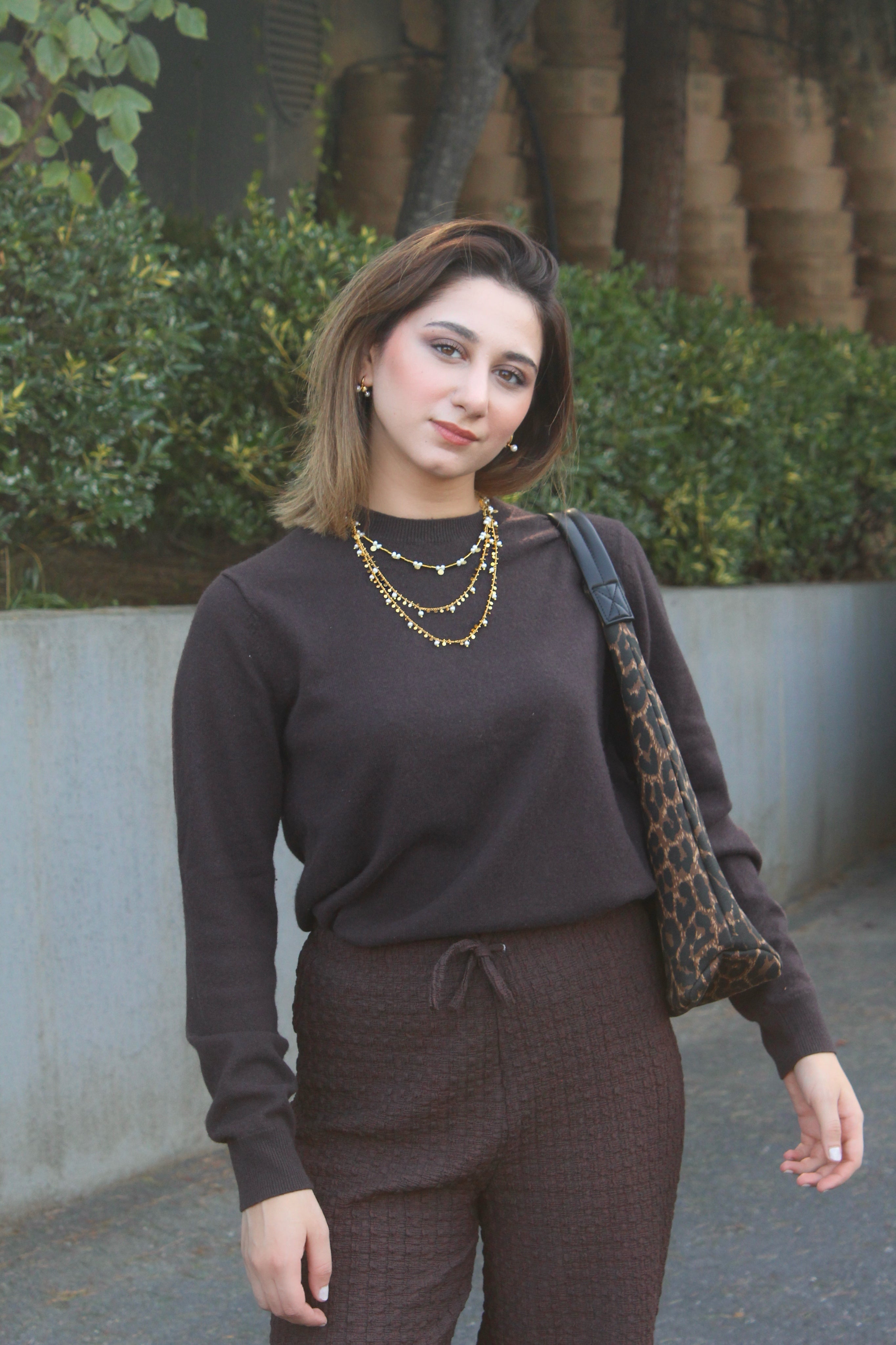 Berrin özkan-Greco Pearl Necklace-Necklaces-2-Milagron.com