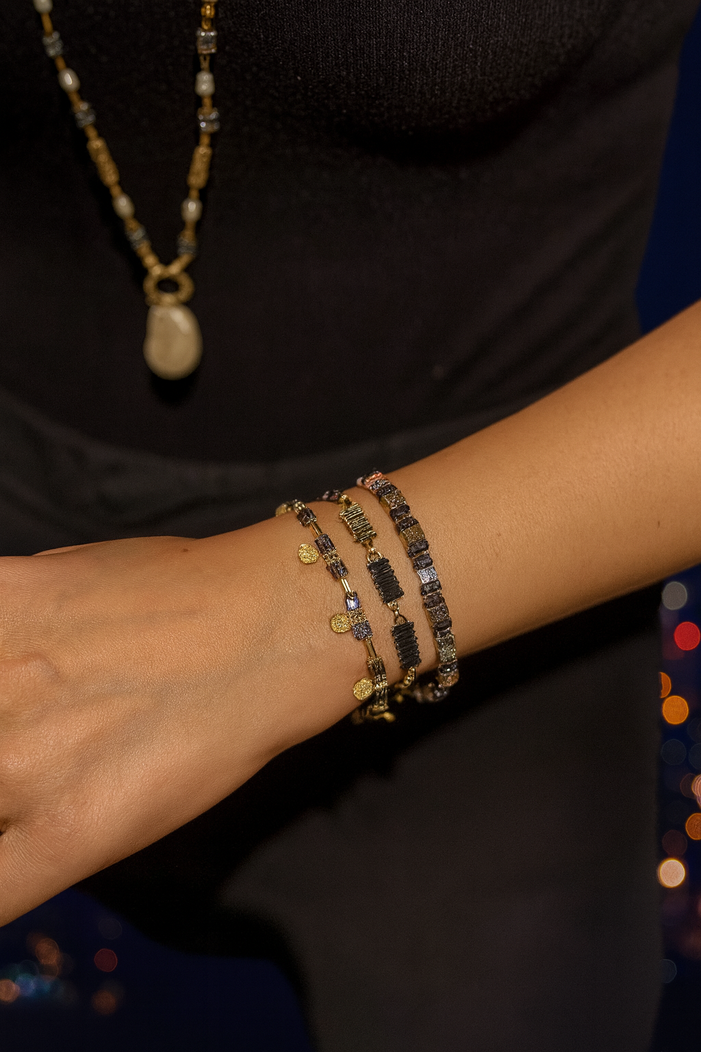 Berrin özkan-Greco Volcano Stone Bracelet-Bracelet-2-Milagron.com