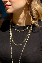 Berrin özkan-Greco Volcano Stone Necklace-Necklaces-2-Milagron.com