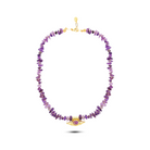Berrin özkan-Mystic Eye Purple Natural Stone Necklace-Necklaces-1-Milagron.com
