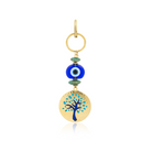 Berrin özkan-Nefes Blue Keychain / Bag Charm-Key Chain-1-Milagron.com