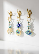 Berrin özkan-Nefes Blue Keychain / Bag Charm-Key Chain-2-Milagron.com