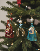 Berrin özkan-Saadet Navy House Keychain / Bag Charm-Key Chain-2-Milagron.com