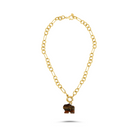 Berrin özkan-Tiger Tusk Chain Necklace-Necklaces-1-Milagron.com