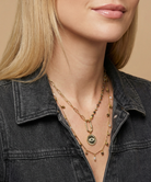 Berrin özkan-Your Side Black Nazar Necklace-Necklaces-2-Milagron.com