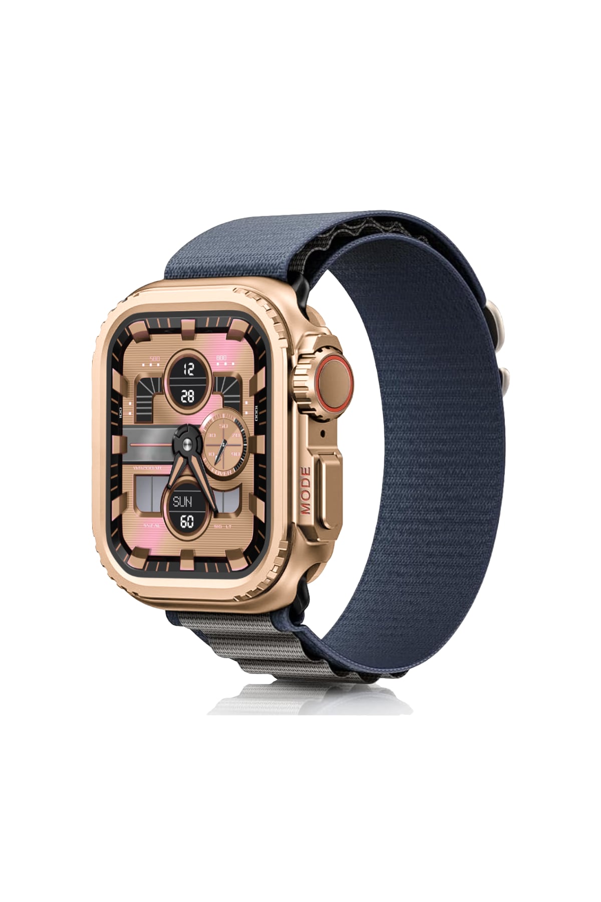 Apple Watch Ultra Dönüştürücü Bumper Kasa Koruyucu Rose Gold