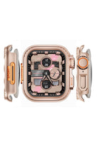 Apple Watch Ultra Dönüştürücü Bumper Kasa Koruyucu Rose Gold