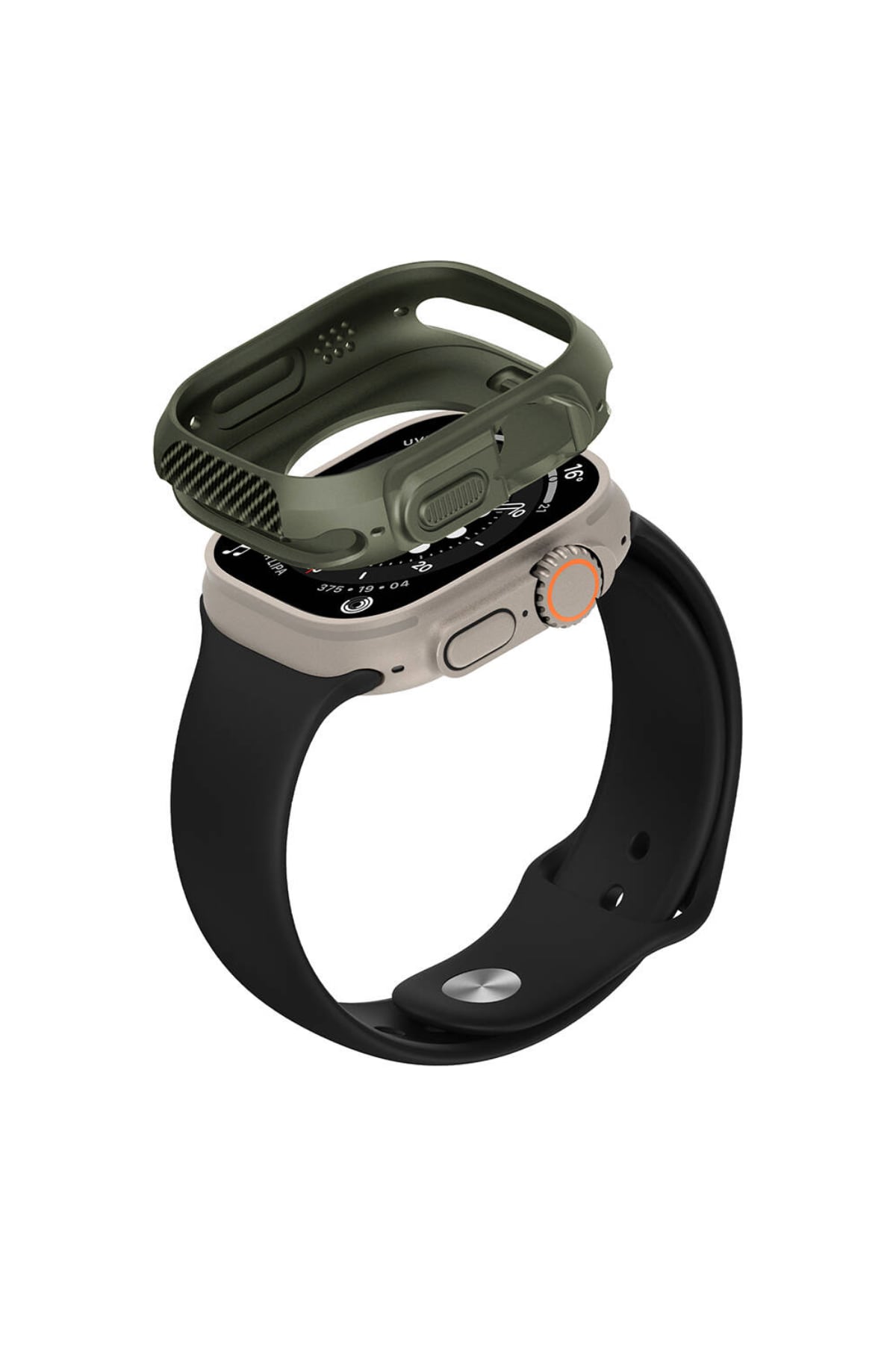 Apple Watch Ultra Uyumlu Guard Kasa Koruyucu Croco