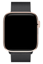 Apple Watch Ultra Uyumlu İNce Örgü Milano Loop Siyah