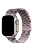 Apple Watch Ultra Uyumlu Kalın Örgü Milano Loop Lilac