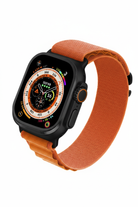 Apple Watch Ultra Uyumlu Metal Çerçeve Koruyucu Siyah