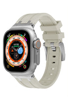Apple Watch Ultra Uyumlu Royal Loop Rubber Kordon Foggy