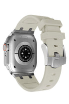 Apple Watch Ultra Uyumlu Royal Loop Rubber Kordon Foggy