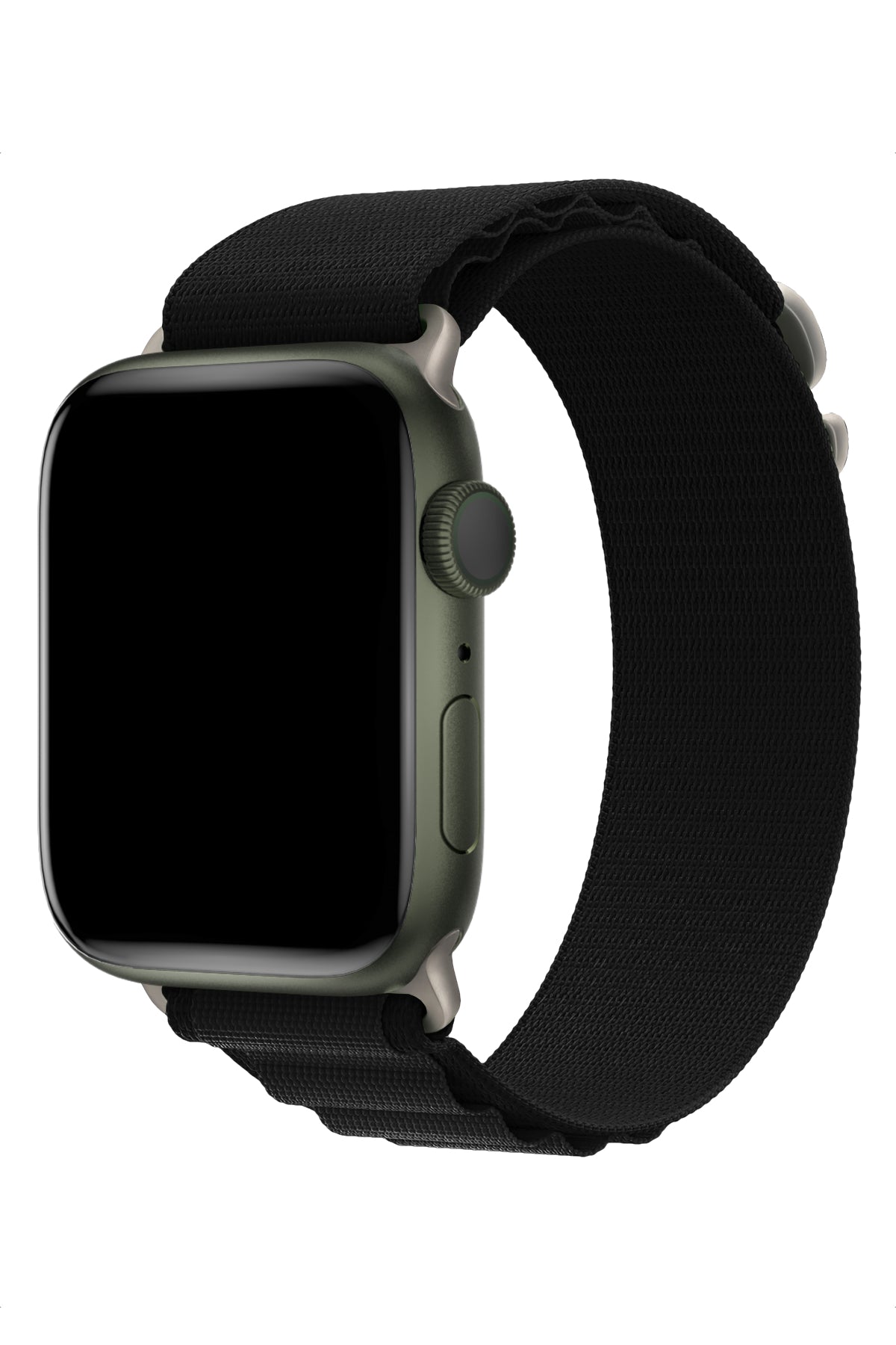 Apple Watch Uyumlu Alpine Loop Kordon Ebony
