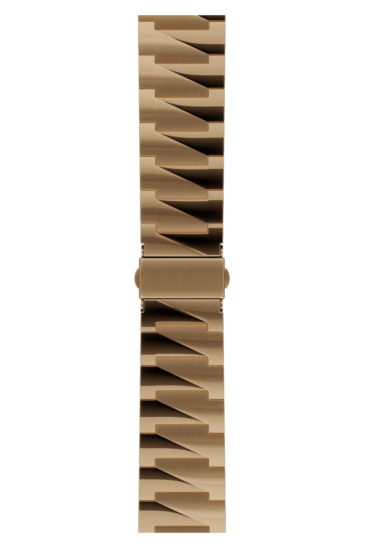 Apple Watch Uyumlu Artus Loop Çelik Kordon Redwood